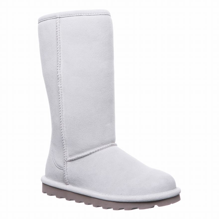 Bearpaw Elle Tall Tall Boots UK - Women's Boots White ||VYMCLH-459||